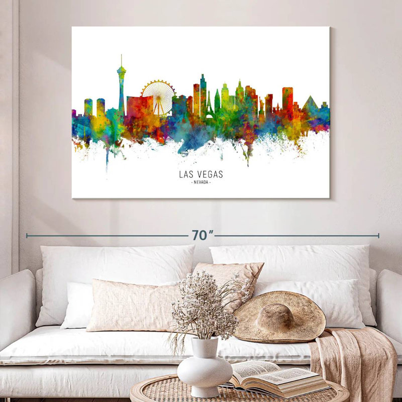 Sireci Las Vegas Nevada Skyline I, 34" H x 51" W