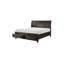Ensemble de chambre à coucher avec lit de rangement Anajee Graynish Brown 4 & 1-879127377