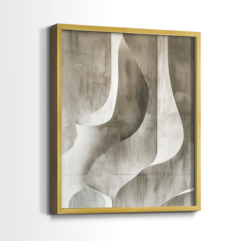 Série ABSTRACT CDLX - Reproduction encadrée de qualité supérieure - prête à être accrochée - aucun clou requis - aucun clou requis