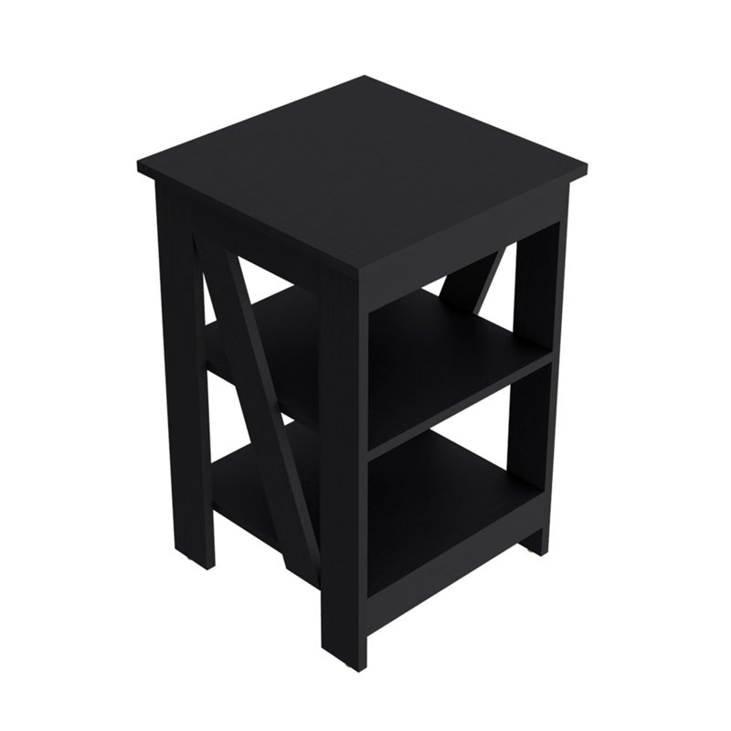 Side Table Rossville, Living Room, Black, Black
