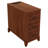 End Table With 3 Drawers, Corner Table With 4 Open Shelves, Tall Side Table For Bedroom And Corner