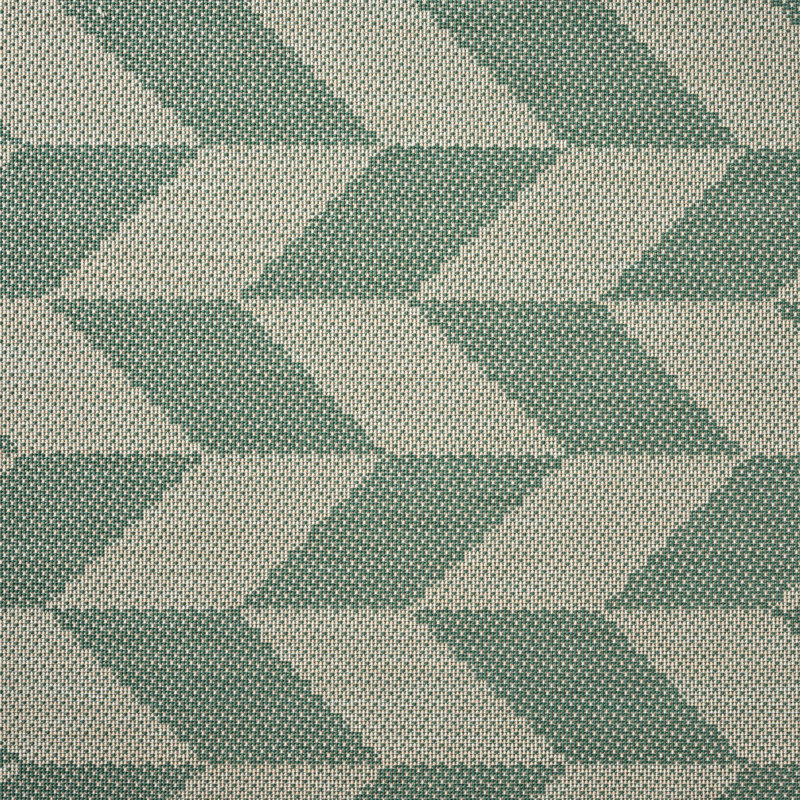 Tapis intérieur / extérieur beige / vert Nicole Calla, Rectangle 6 pi 6 po x 9 pi 2 po