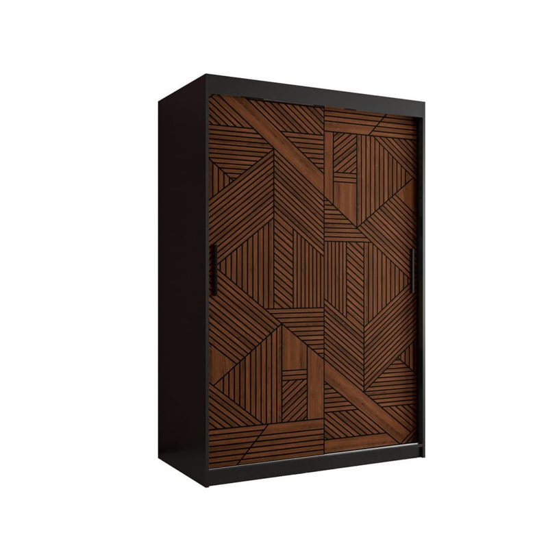 Aylisha 2 Door Manufactured Wood Wardrobe, 200" H x 120" W x 62" D