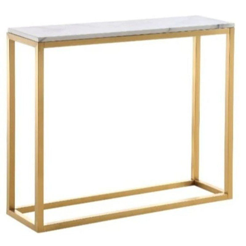 Ornelas Faux Marble Console Table