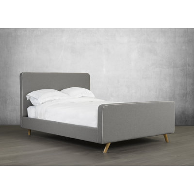 Lit plateforme en tissu d’ameublement Browerville