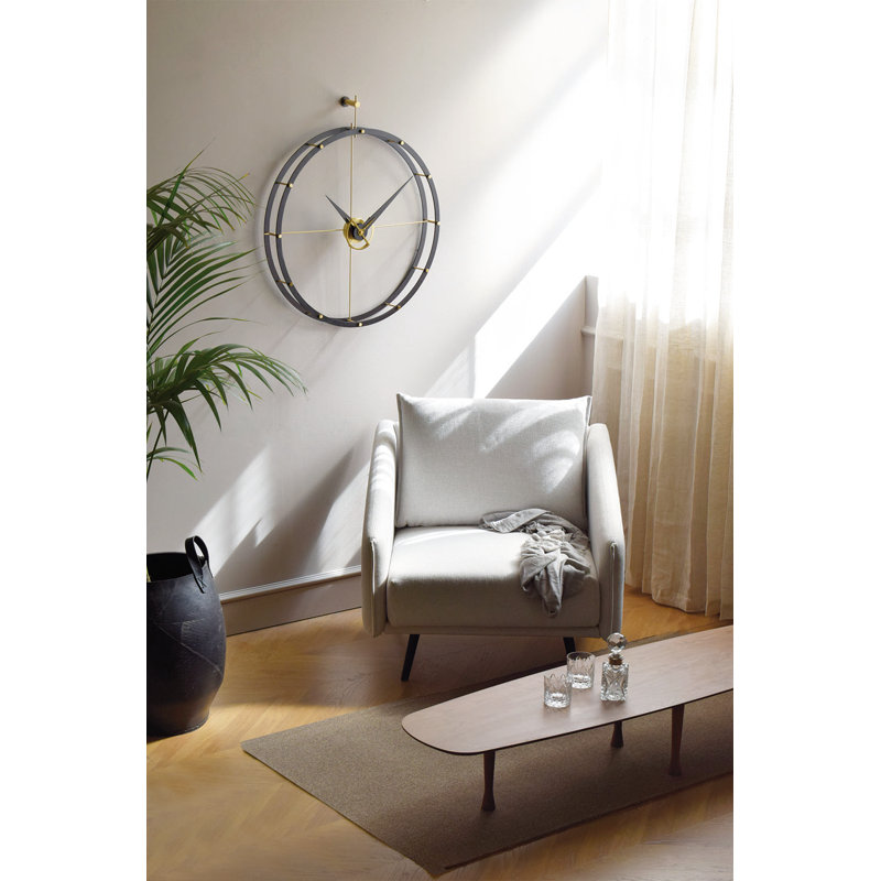 Horloge murale surdimensionnée doble, Calabo / laiton