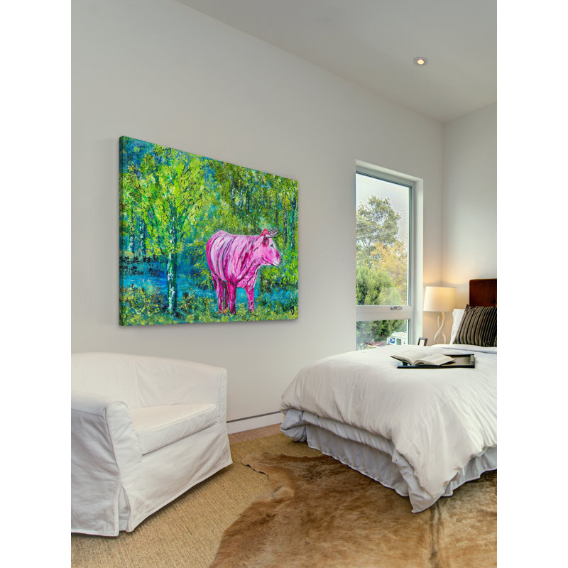 France Gilbert - Wrapped Canvas Painting, 76cm H x 99cm W