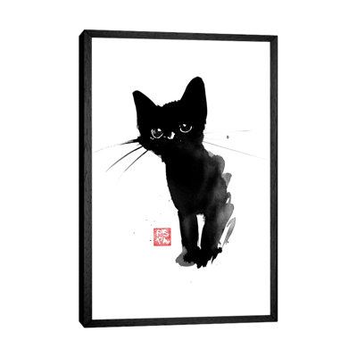 Spotty Cat by Péchane - Print on Canvas