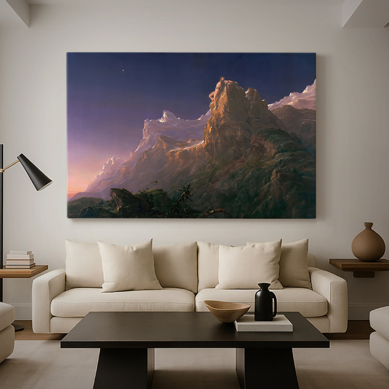 Prometheus Bound-Thomas Cole-Gallery Wrapped Canvas-1847, 40x60