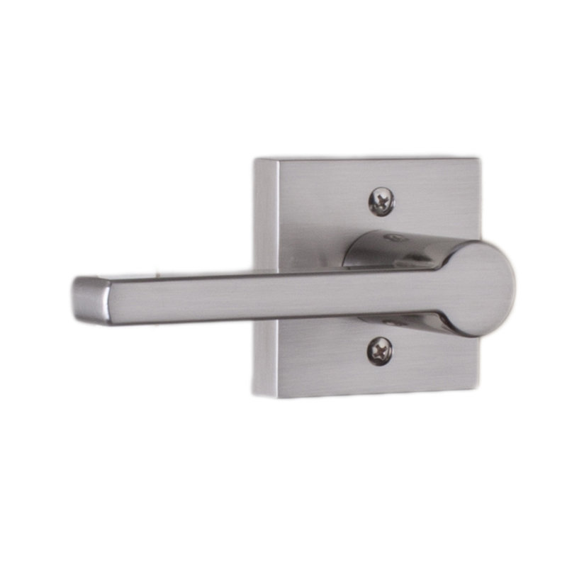 Brady Single Dummy Door Lever, Satin Nickel
