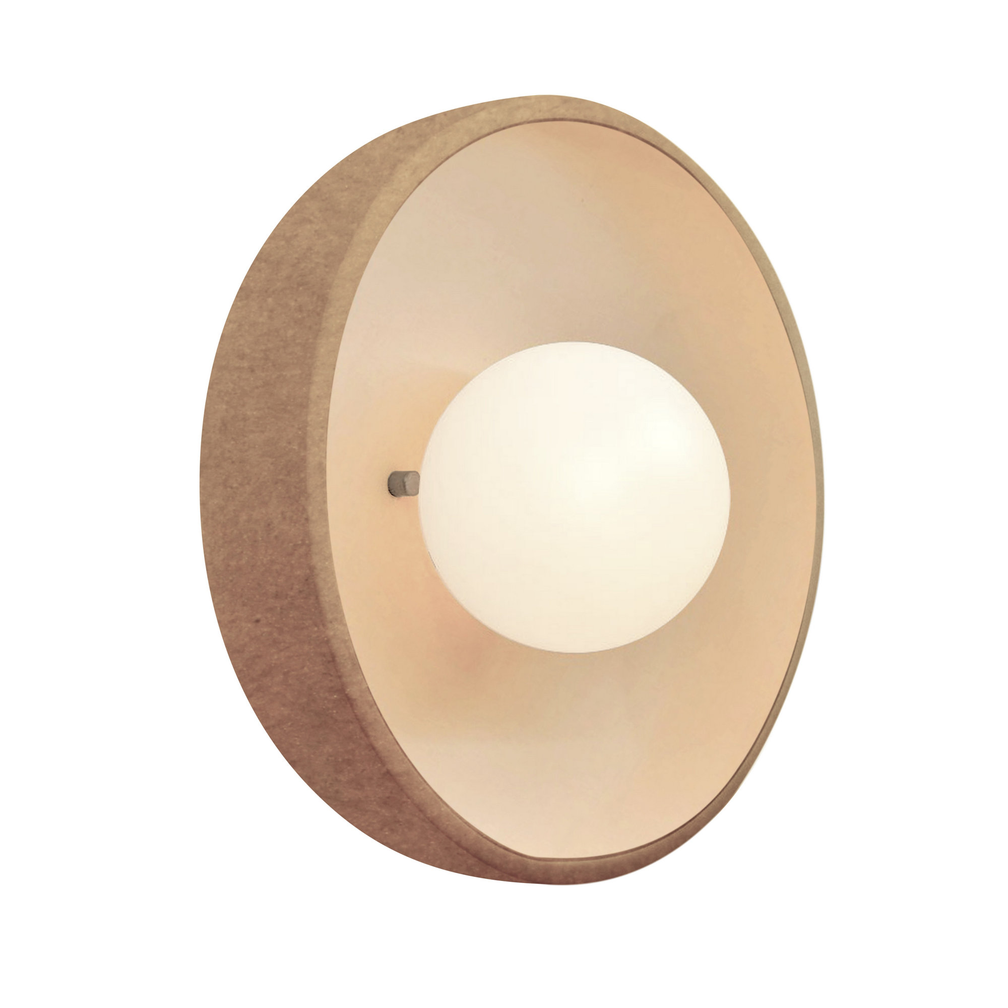 Ambiance - Flush Coupe ADA Wall Sconce - Antique Gold, Antique Gold