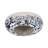 Modern Round Decorative Metal Iron Vase with Artistic Multi-Toned Detailing and Unique Sculptural Contemporary Design for Statement Accent Display in Living Room Entryway or Office Shelf Decor-1260150715