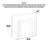Simple and stylish wall-mounted fireplace cabinet