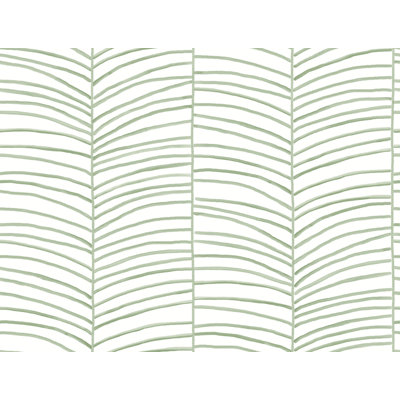 Cascade Palm Chevron Wallpaper