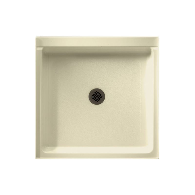 36'' W 42'' D Rectangular Single Shower Base, Bone