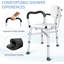Chaise de douche pour douche à l'intérieur