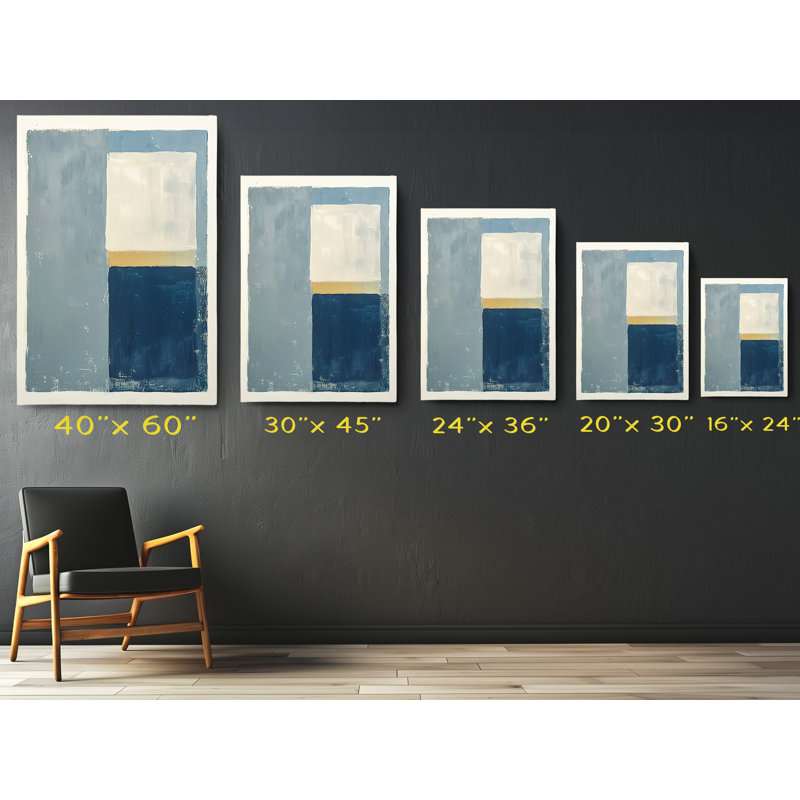 «Modern Minimalist», reproduction d'art sur toile, 24" H x 16" W