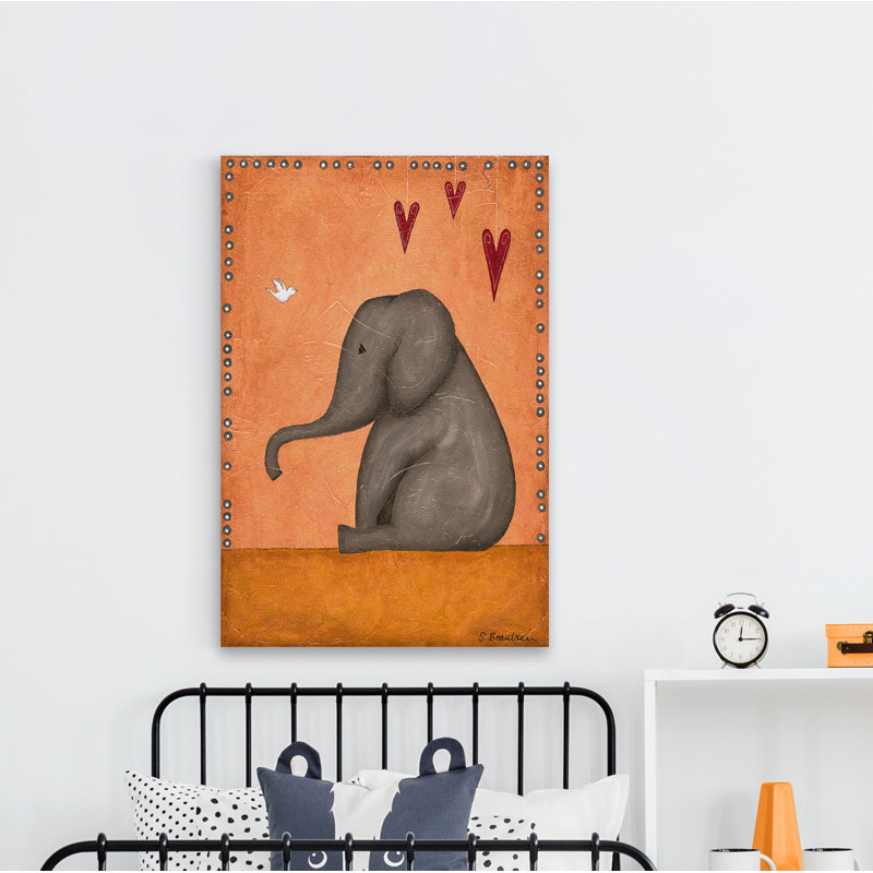 Keyes "Eli", reproduction sur toile tendue, H 36 po x l 24 po x P 1,5 po