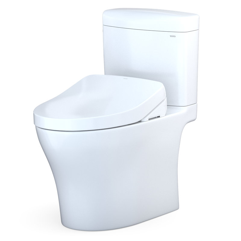 Toilette allongée deux pièces TOTO® WASHLET® + Aquia IV®