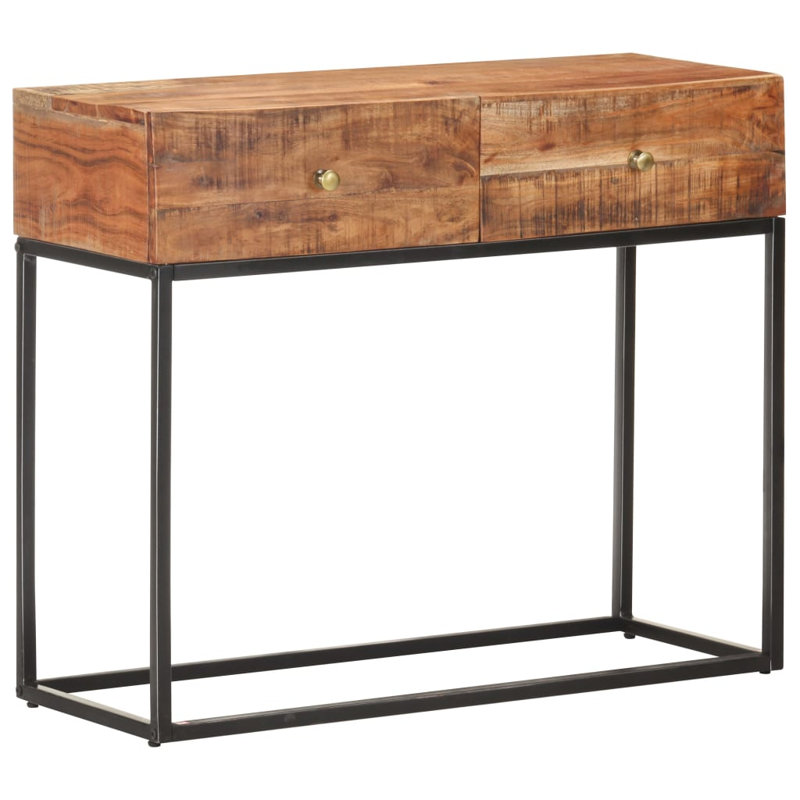 Milledgeville 90cm Solid Wood Top Console Table