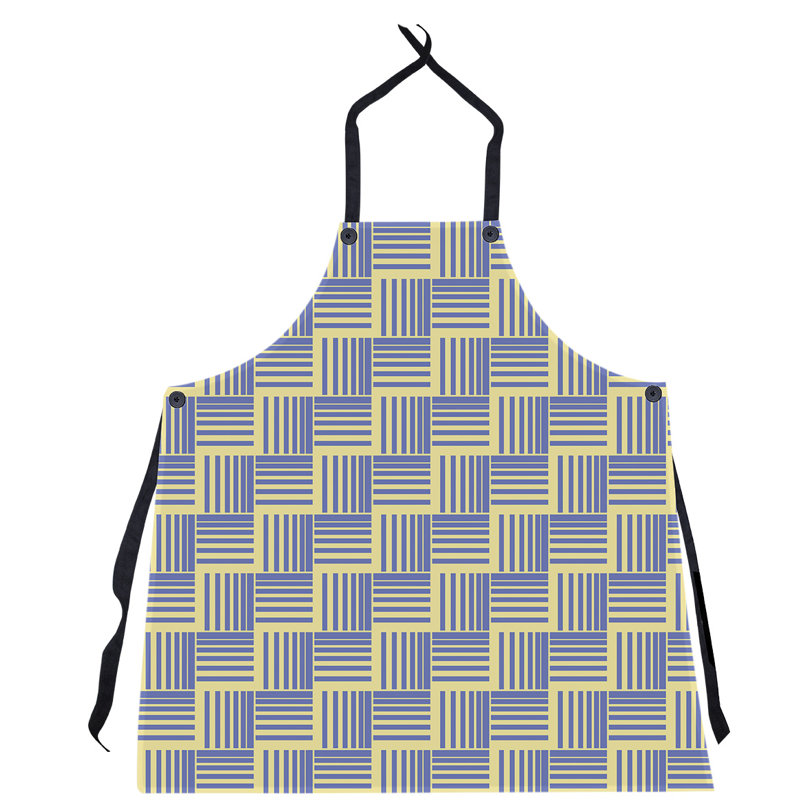 Jaya Bib Apron, Yellow/Blue