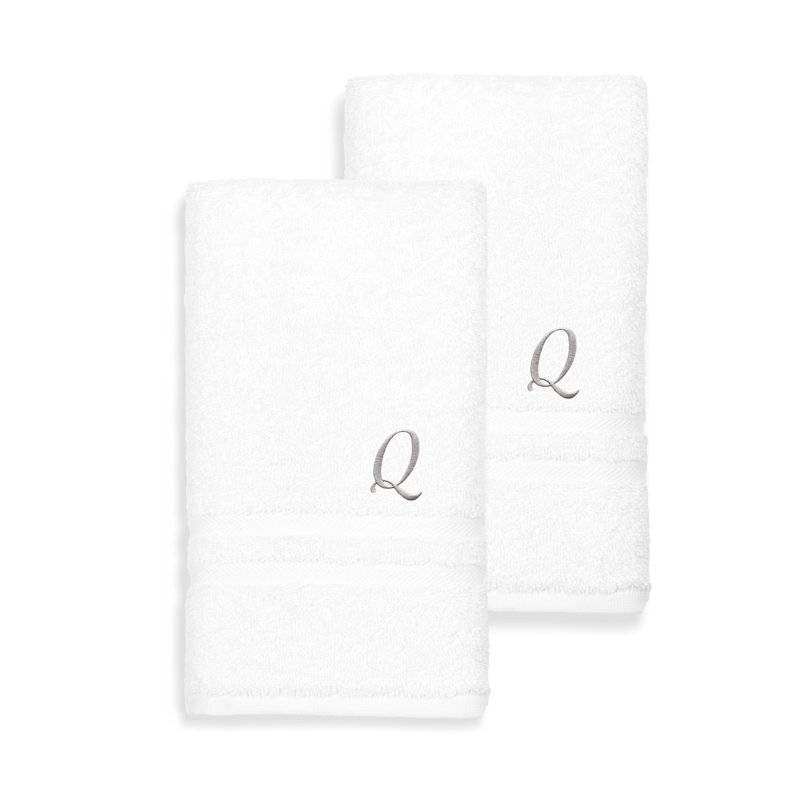 Débarbouillette 100% coton Denzi, Q, Blanc