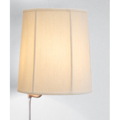 17 in. H x 16 in. W Silk Drum Wall Sconce Shade