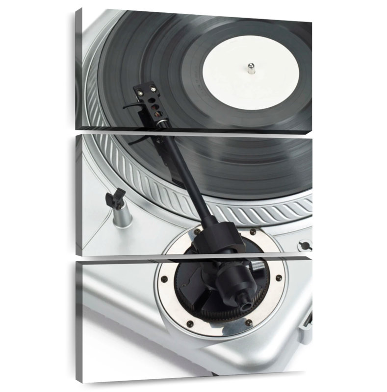 Abarca Silver Turntable, 74" H x 48" W