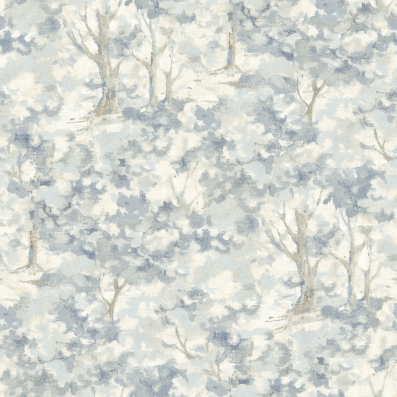 Thicket Blue Forest Wallpaper, Blue