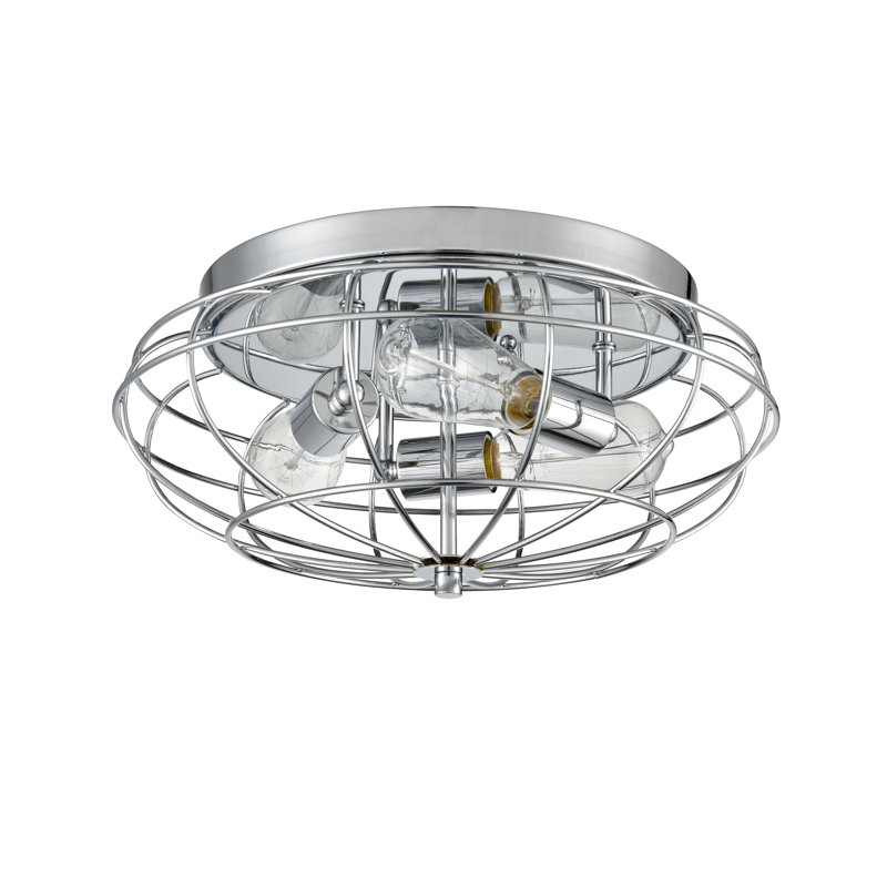 Diodora Flush Mount, Matte Black, Yes