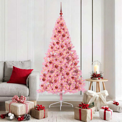 5.91' H Lighted Artificial Christmas Tree