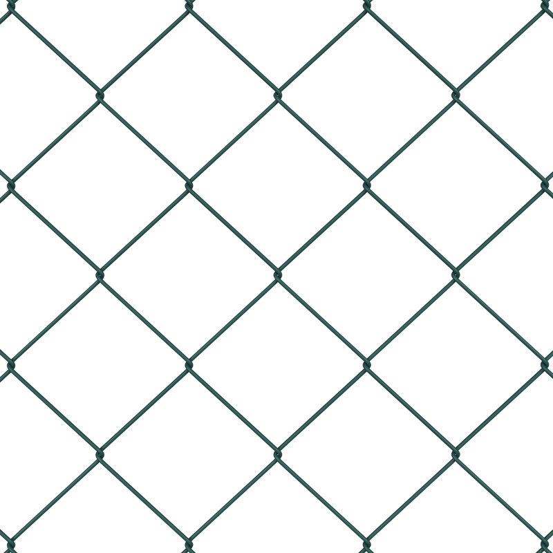 Fence Panels Fencing, Green, 120cm H x 1000cm W
