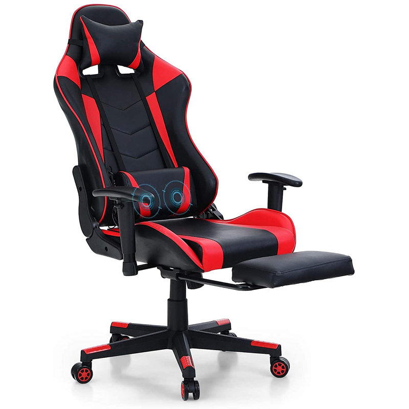 Fauteuil de jeu, Noir/rouge