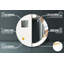Huldar Glass Flat Wall Mirror