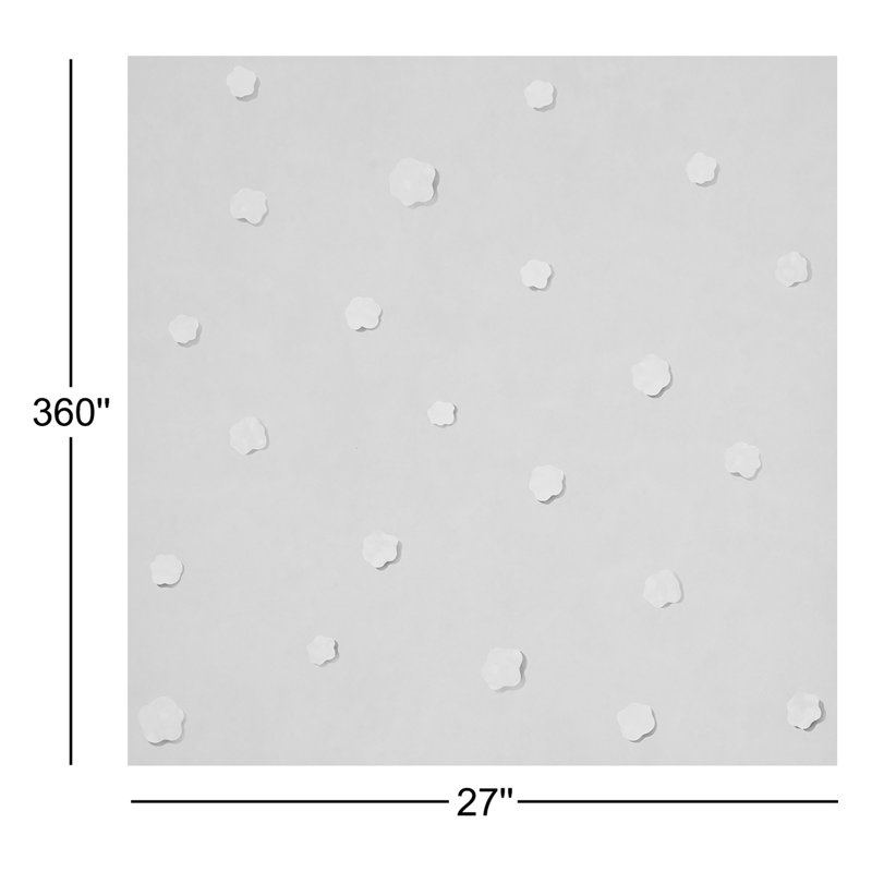 Schumacher x Backdrop Heavenly Bodies Wallpaper, Gray