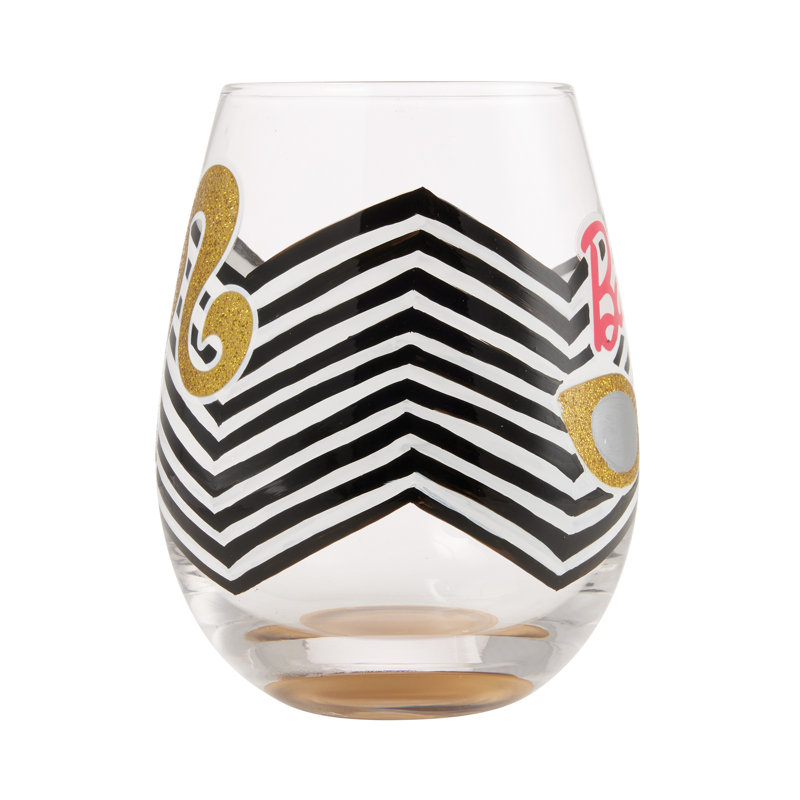 Verre à vin sans pied 20 oz Lolita Barbie Forever Icon