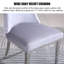 Chaise de salle à manger en velours