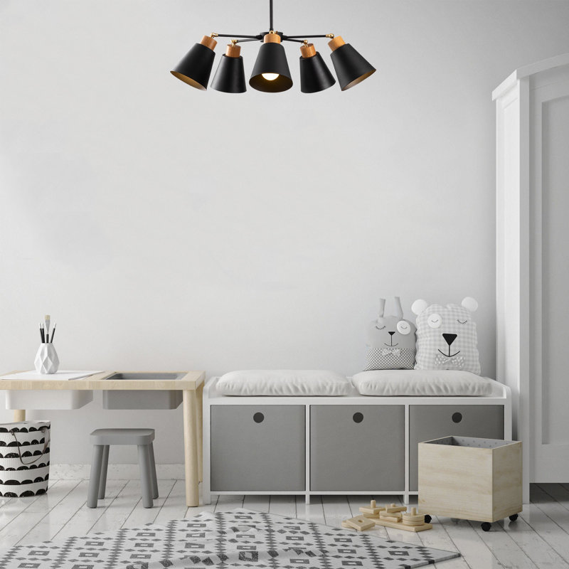 Seren 5 - Light Black/Brown Cone Pendant
