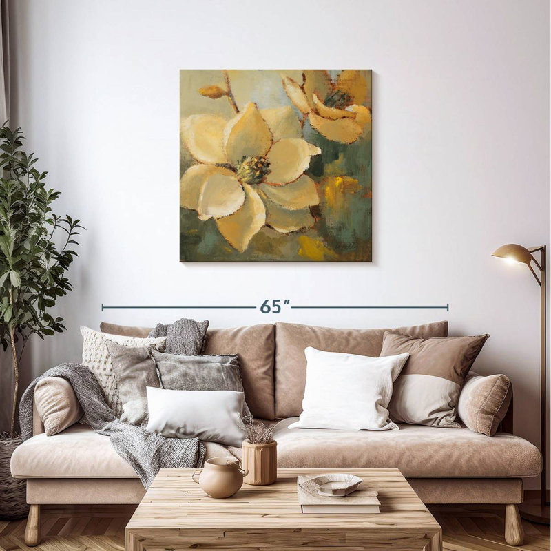 Harnek Magnolias After The Rain I, H 36 po x l 36 po