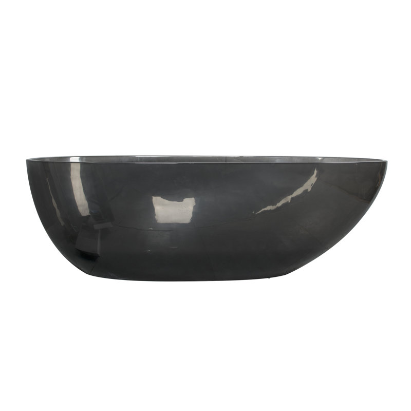 67.8'' x 34'' Undermount Soaking Solid Surface Bathtub
