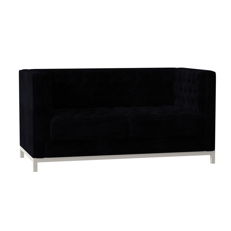 Jess Fabric 63'' Reception Loveseat