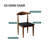 Holcy 3 Piece Solid Wood Writing Desk Office Set