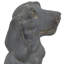 Maude DOG Sitting 71cm Blue Iron Effect-91925182