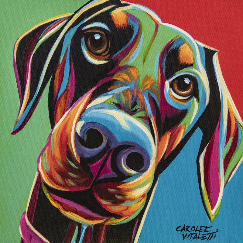 Chroma Dogs I, H 12 po x l 12 po
