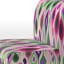 Fauteuil de chambre contemporain tapissier Retro Abstract Drops-1541887267