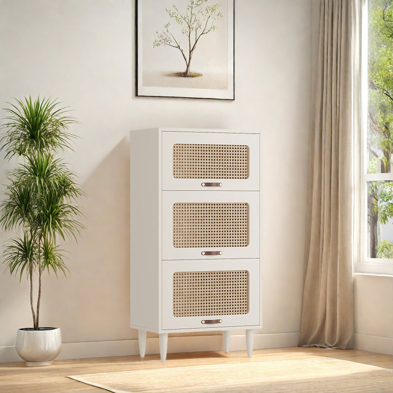 Rabehi, Blanc, (3 tablettes) H 46,4 po x l 23,6 po x P 13,7 po