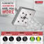 Ensemble de garniture de baignoire et douche à fonction unique Ara 14 Series avec pomme de douche à jet simple H2Okinetic, chrome (valve non incluse)-14622403