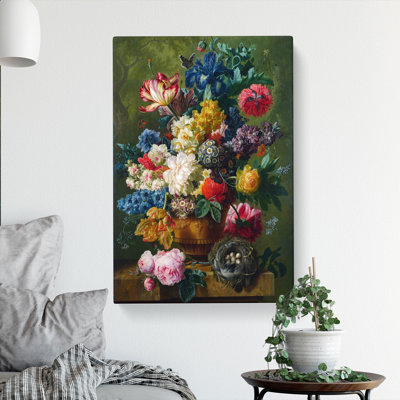 Still Life with Flowers Vol.1 by Maria Van Oosterwijk - Wrapped Canvas