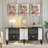 59'' Wide Rectangle Console With Reflective Strip-110432428