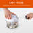 COMMERCIAL CHEF Food Chopper,Veggie Chopper with Stainless Steel Blades